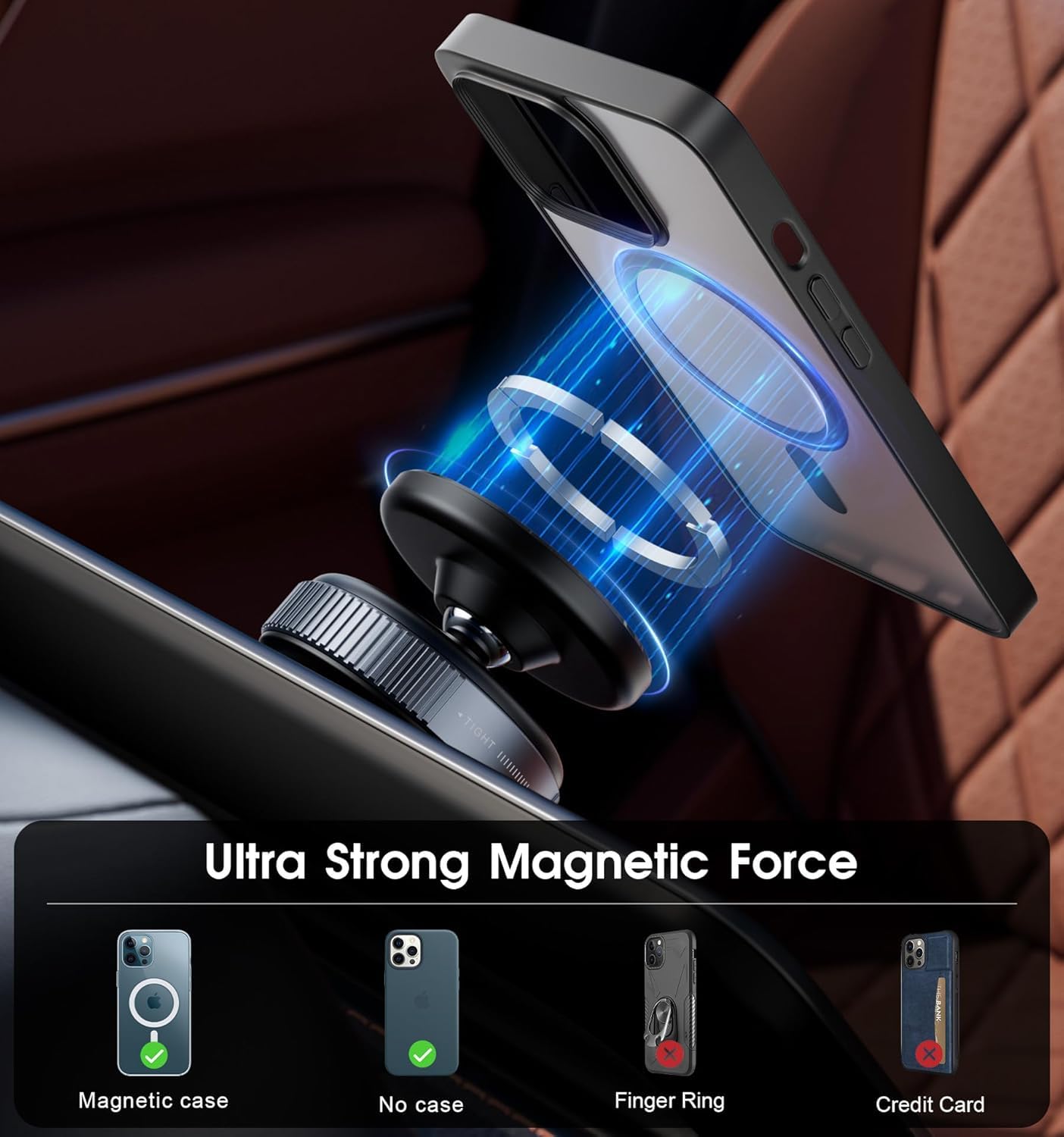 Vacuum Suction Magnetic Bracket
